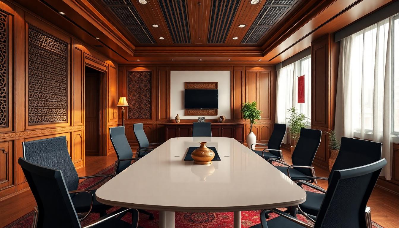 conference room, managed office