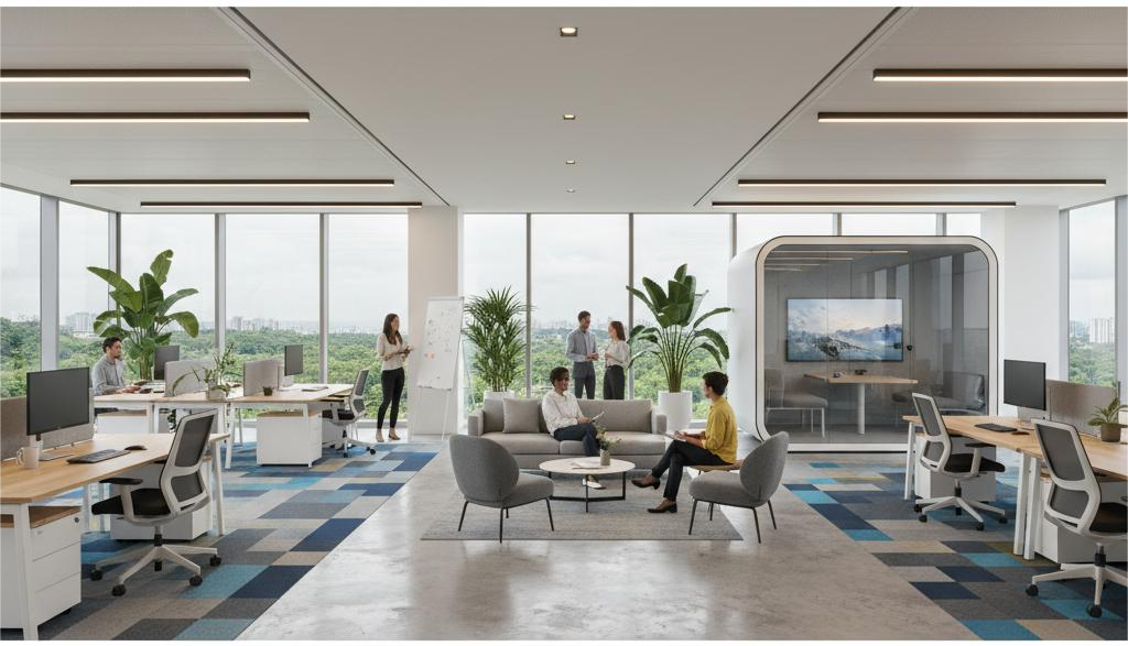 Office Space for Rent, Modern Office Space, Smart Office Technology, Workplace Innovation, Tech-Enabled Workspace, Commercial Real Estate, Future of Work